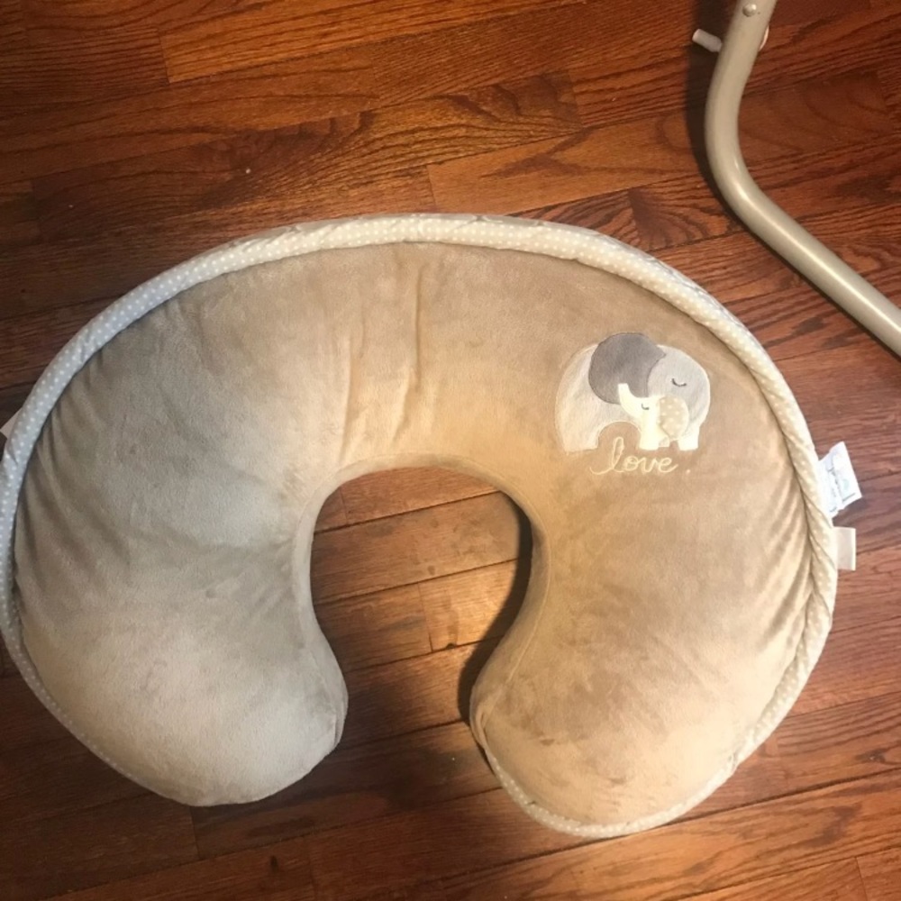 Elephant boppy pillow